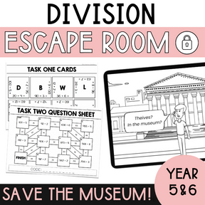 Division Escape Room - Year 5 & 6 - The Sydney Teacher