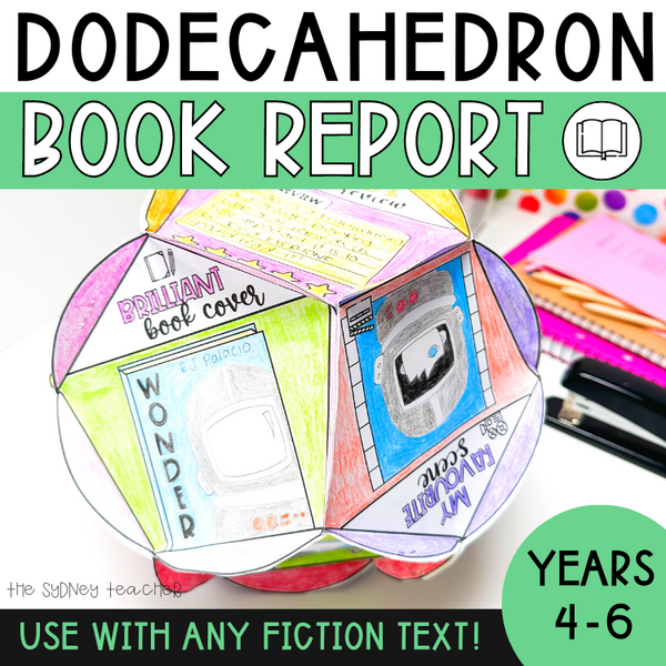 Dodecahedron Book Report ⭐️ The Sydney Teacher dodecahedron-book-report-the-sydney-teacher