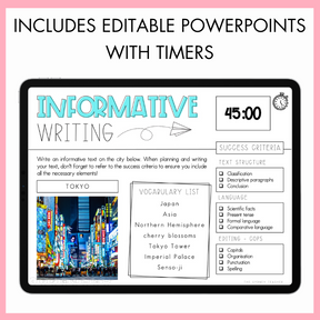 Upper Primary ‘Work on Writing’ MEGA Pack