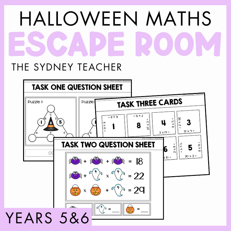 Halloween Maths Escape Room | Year 5 & 6