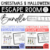 Halloween and Christmas Escape Room Bundle - Year 5 & 6 - The Sydney Teacher