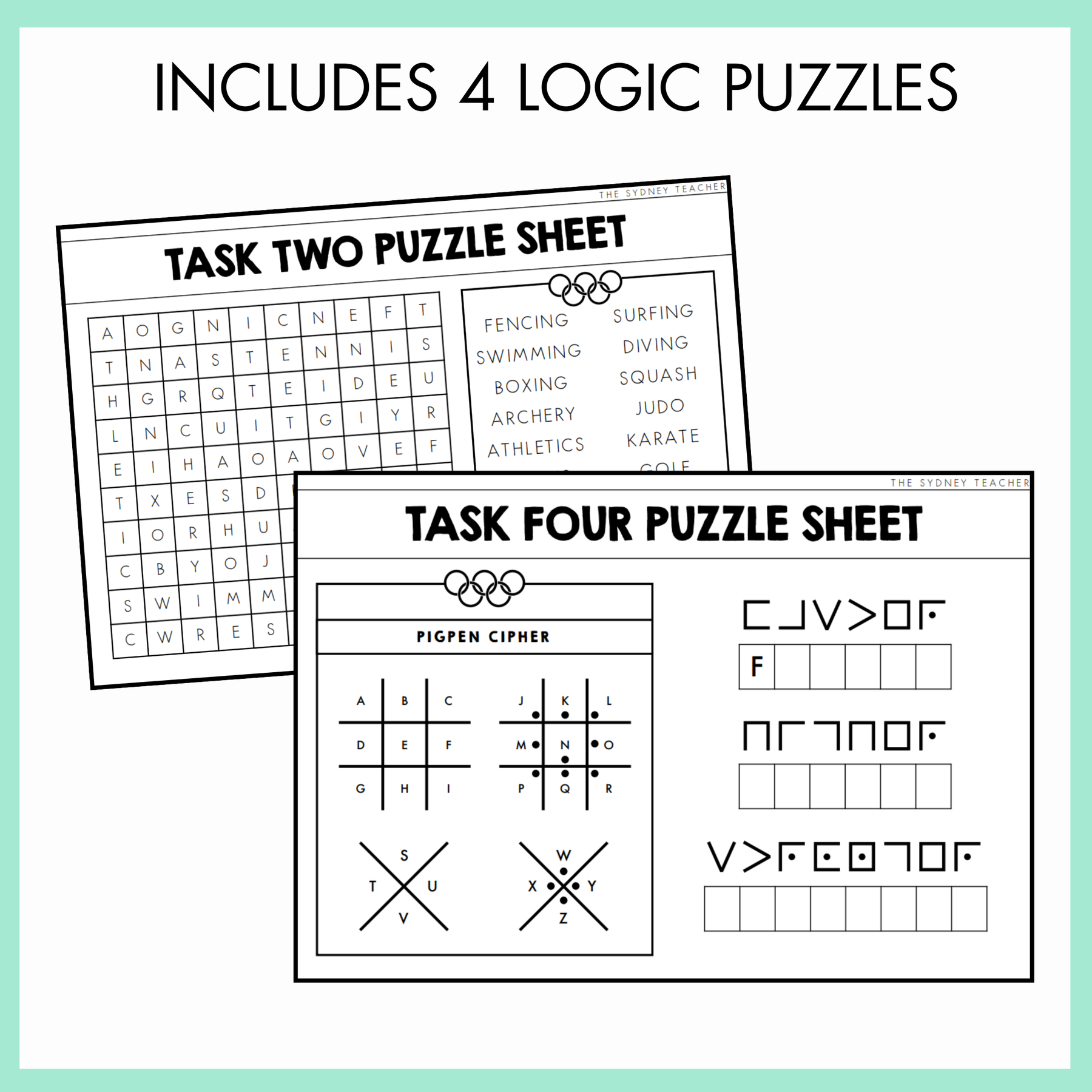 Summer Olympics Themed Team Building Escape Room Years 3-6