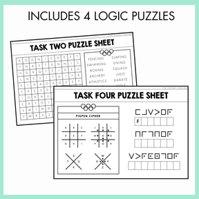 Summer Olympics Themed Team Building Escape Room Years 3-6