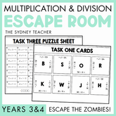 Multiplication & Division Escape Room | Year 3 & 4