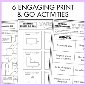 Year 4 Measurement & Space: Measuring Area and Perimeter (AC9M4M02)