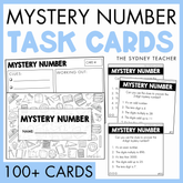 Mystery Number Task Cards