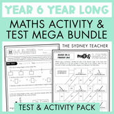 Year 6 Maths Test & Activity MEGA Bundle - Year Long Pack