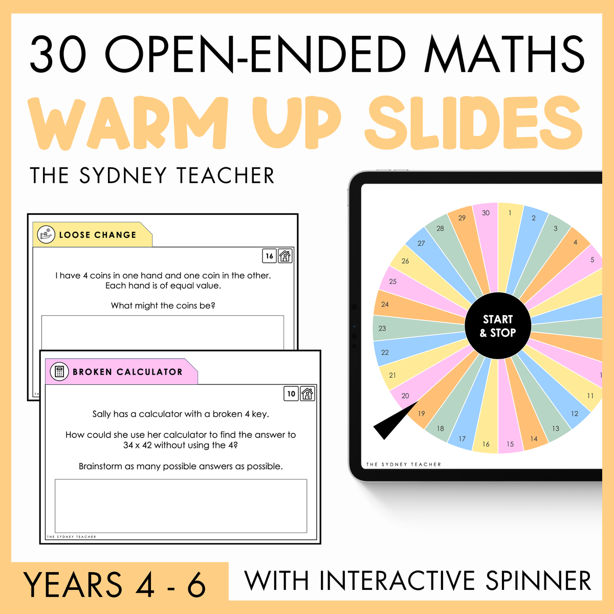 Open-Ended Maths Warm Up Slides