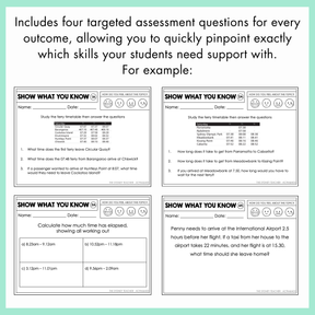 Year 6 Maths Exit Slips & Powerpoint Slides - Australian Curriculum V9.0