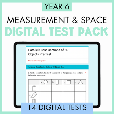 Year 6 Measurement & Space Digital Test Pack