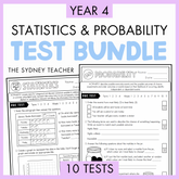 Year 4 Statistics & Probability Test Pack