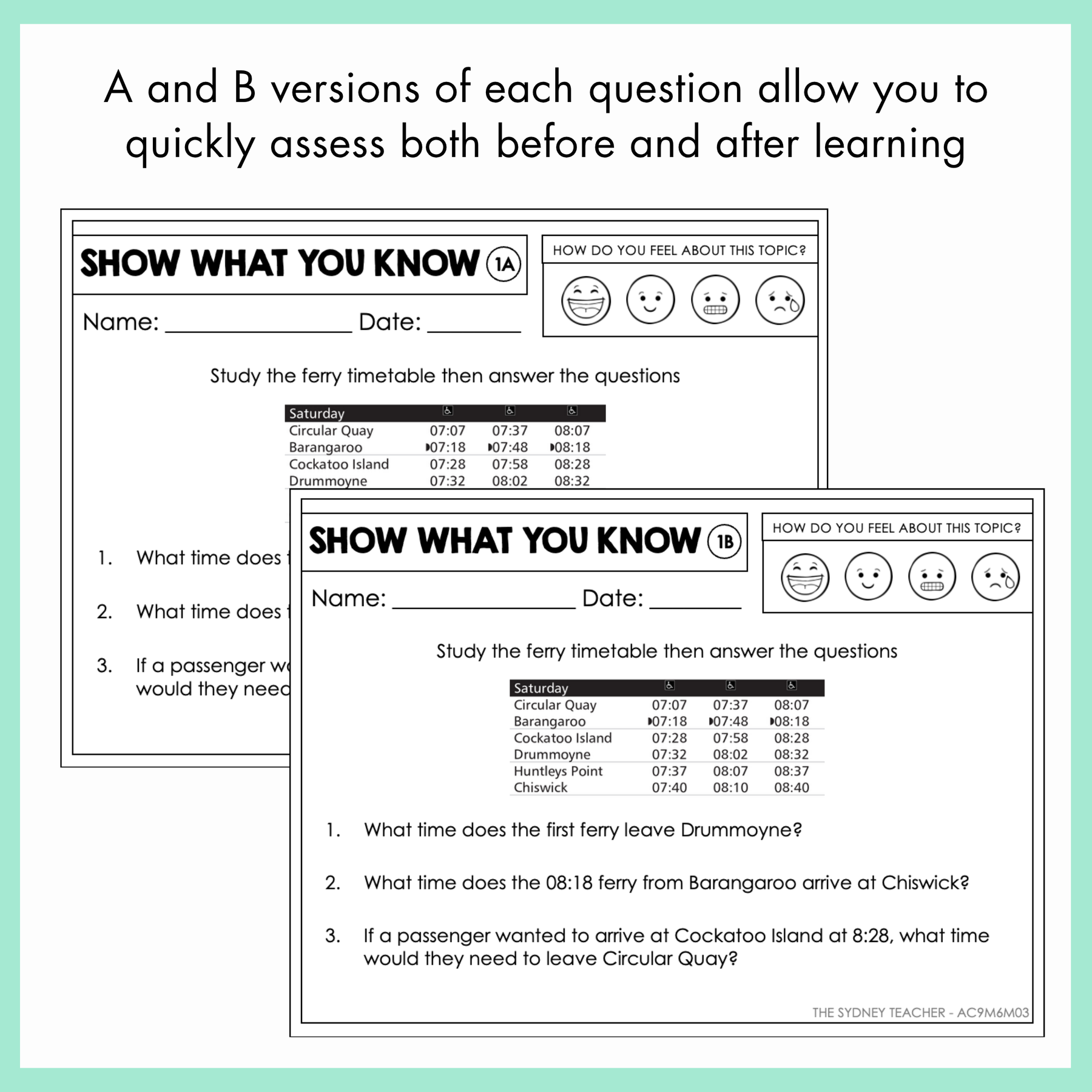 Year 6 Maths Exit Slips & Powerpoint Slides - Australian Curriculum V9.0