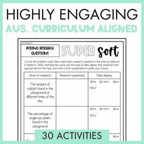 Year 6 Statistics & Probability Activity Bundle