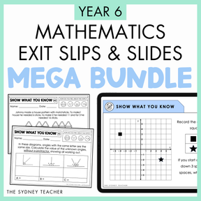 Year 6 - Year Long Maths Bundle