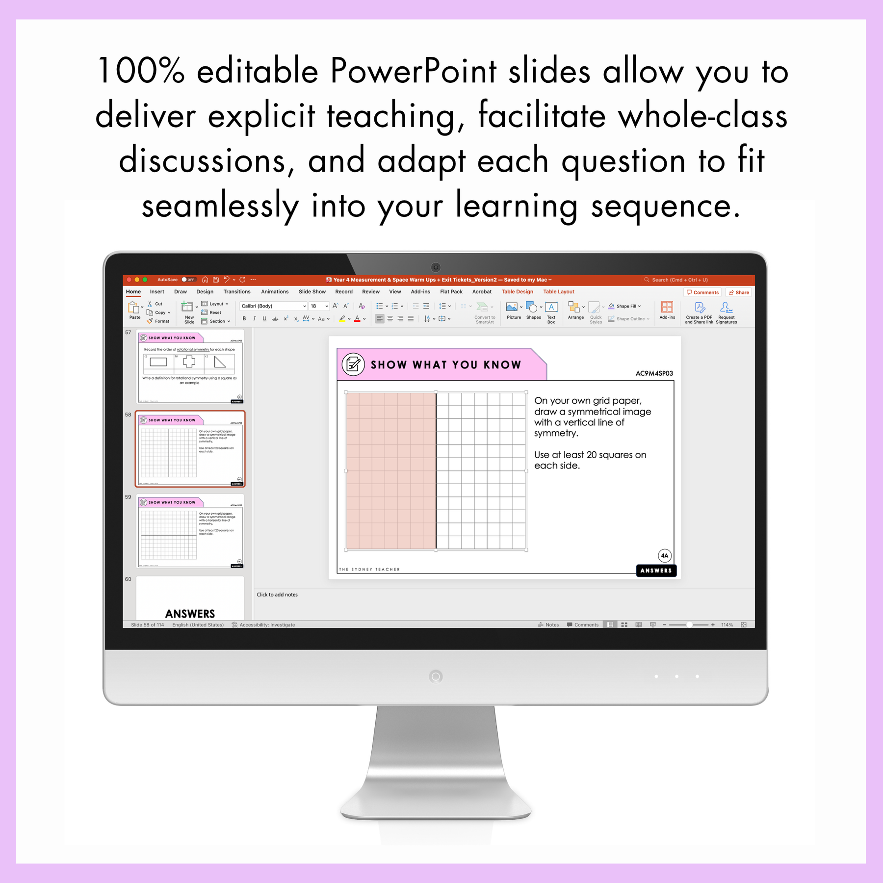 Year 4 Maths Exit Slips & Powerpoint Slides - Australian Curriculum V9.0