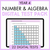 Year 4 Number & Algebra Digital Test Pack