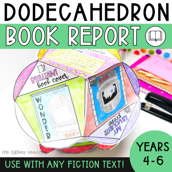 book report dodecahedron