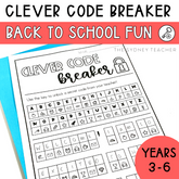 Back to School 'Clever Code Breaker!'