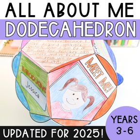 All About Me Dodecahedron (Back to School 2025)