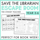 Book Week Logic Puzzle / Team Building Escape Room | Years 3-6