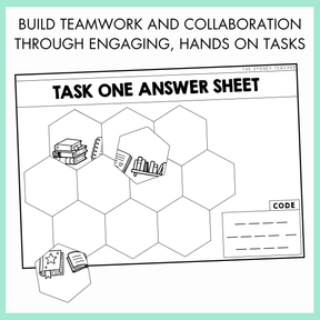 Book Week Logic Puzzle / Team Building Escape Room | Years 3-6