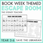 Book Week Logic Puzzle / Team Building Escape Room | Years 3-6