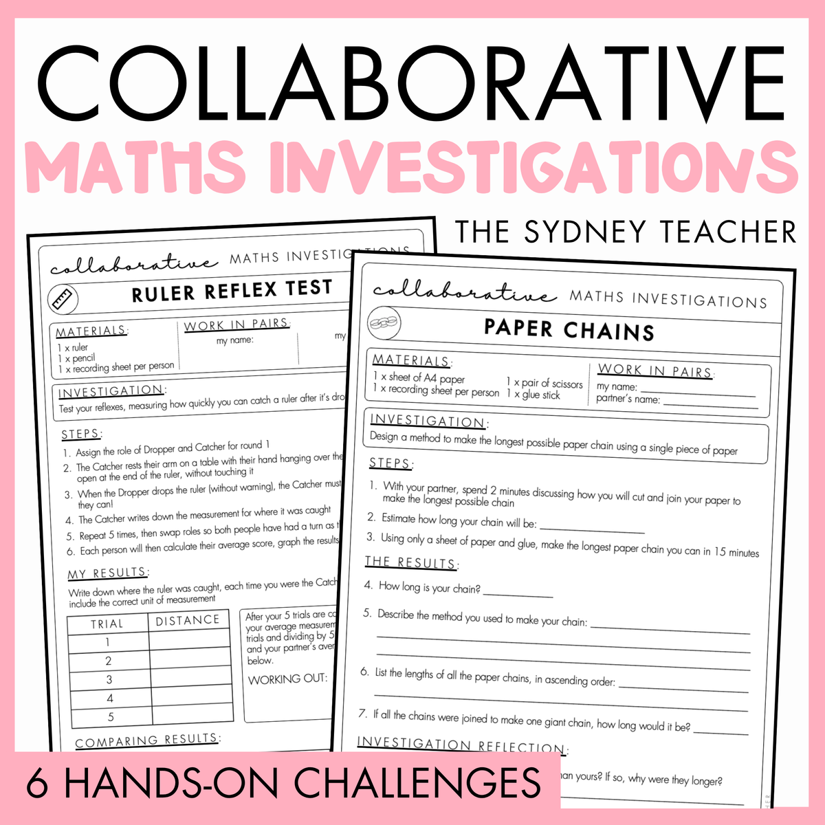Collaborative Mathematics Investigations