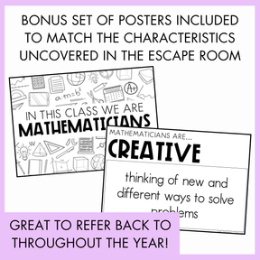 Save the Mathematicians Logic Puzzle / Team Building Escape Room | Years 3-6