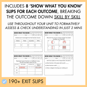 Year 3 Maths Assessment MEGA Bundle cover by The Sydney Teacher on a white background with blue text, showing sample number and Show What You Know worksheet pages.