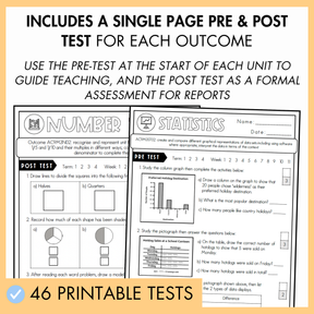 Year 3 measurement and Show What You Know worksheets with text reading "Assess before, during and after learning with ease."