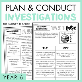 Year 6 Statistics & Probability: Plan & Conduct Investigations (AC9M6ST03)