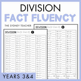 Division Fact Fluency Pack
