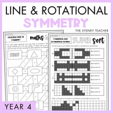 Year 4 Measurement & Space: Line & Rotational Symmetry (AC9M4SP03)