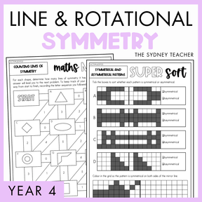 Year 4 Measurement & Space: Line & Rotational Symmetry (AC9M4SP03)