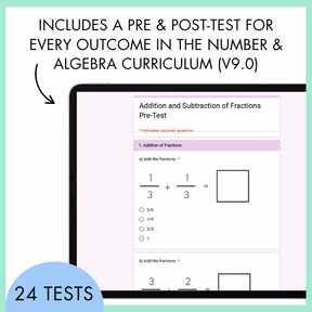 Year 6 Number & Algebra Digital Test Pack