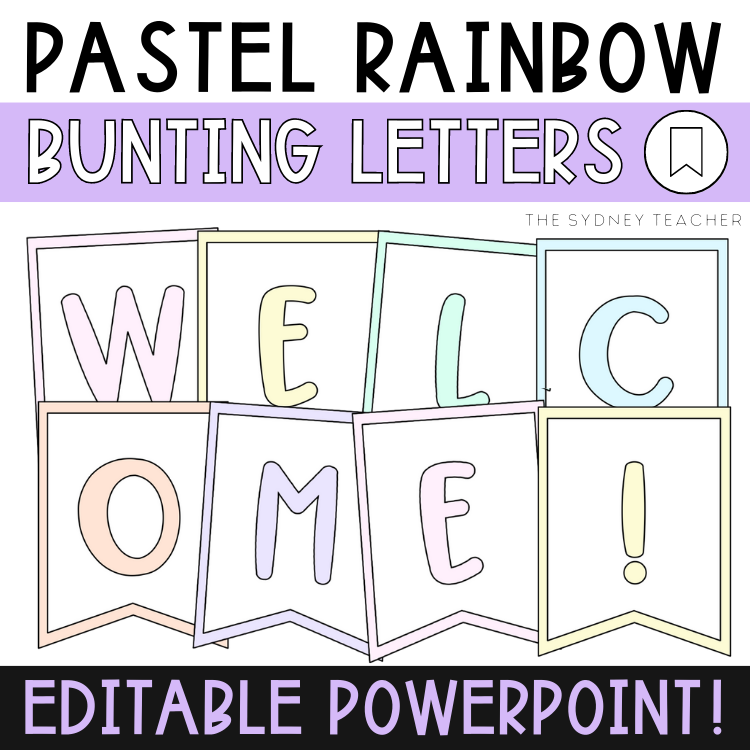 Pastel Rainbow MEGA Bundle - The Sydney Teacher