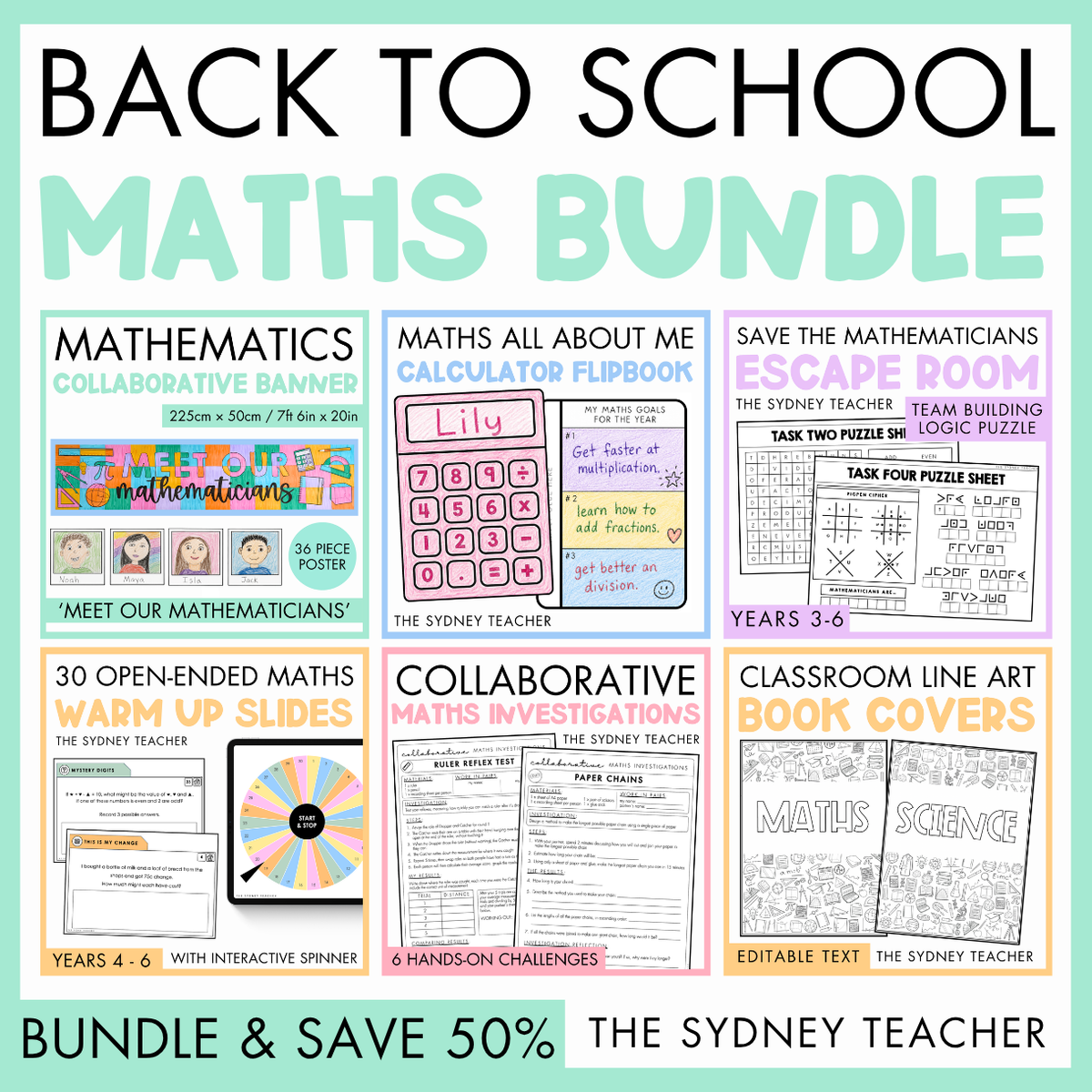 Back to School Maths Bundle