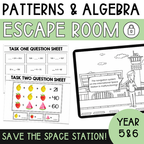 Patterns & Algebra Escape Room - Year 5 & 6 - The Sydney Teacher