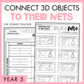 Year 5 Measurement & Space: Connect 3D Objects to their Nets (AC9M5SP01)