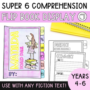 Super Six Comprehension Flip Book - The Sydney Teacher