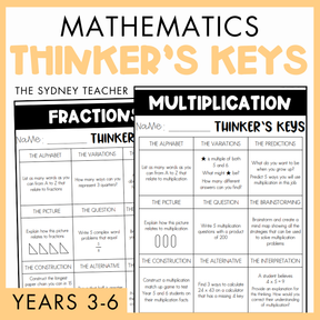Mathematics Thinker's Keys