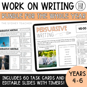 Upper Primary Work on Writing - The Sydney Teacher