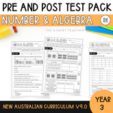 Year 3 Number & Algebra Test Pack - The Sydney Teacher