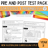 Year 3 Statistics & Probability Test Pack - The Sydney Teacher