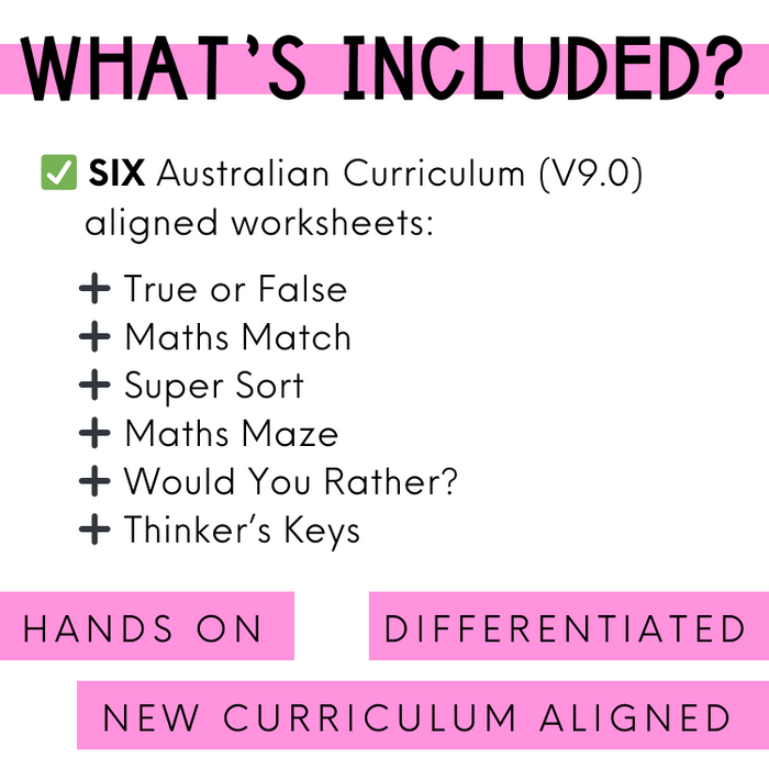 Year 5 Number & Algebra Pack: Mathematics Problem Solving (AC9M5N09) ⭐️ ...