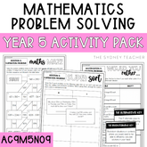 Year 5 Number & Algebra Pack: Mathematics Problem Solving (AC9M5N09) - The Sydney Teacher