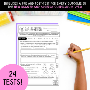 Year 5 Number & Algebra Test Pack - The Sydney Teacher