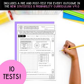 Year 5 Statistics & Probability Test Pack - The Sydney Teacher