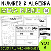 Year 6 Number & Algebra Activity Pack MEGA Bundle - The Sydney Teacher