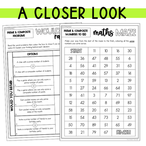 Year 6 Number & Algebra: Prime, Composite & Square Numbers (AC9M6N02) - The Sydney Teacher